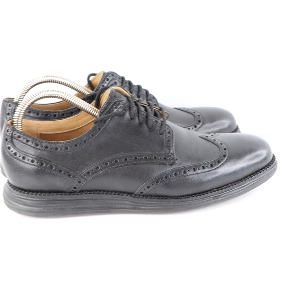 Cole Haan Grand OS Leather Wingtip Dress Shoes 7 main image 4